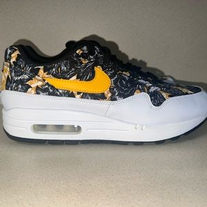 🌼Nike Air Max 1 Tropical Floral 633737-100 Sneakers Women’s Size 8